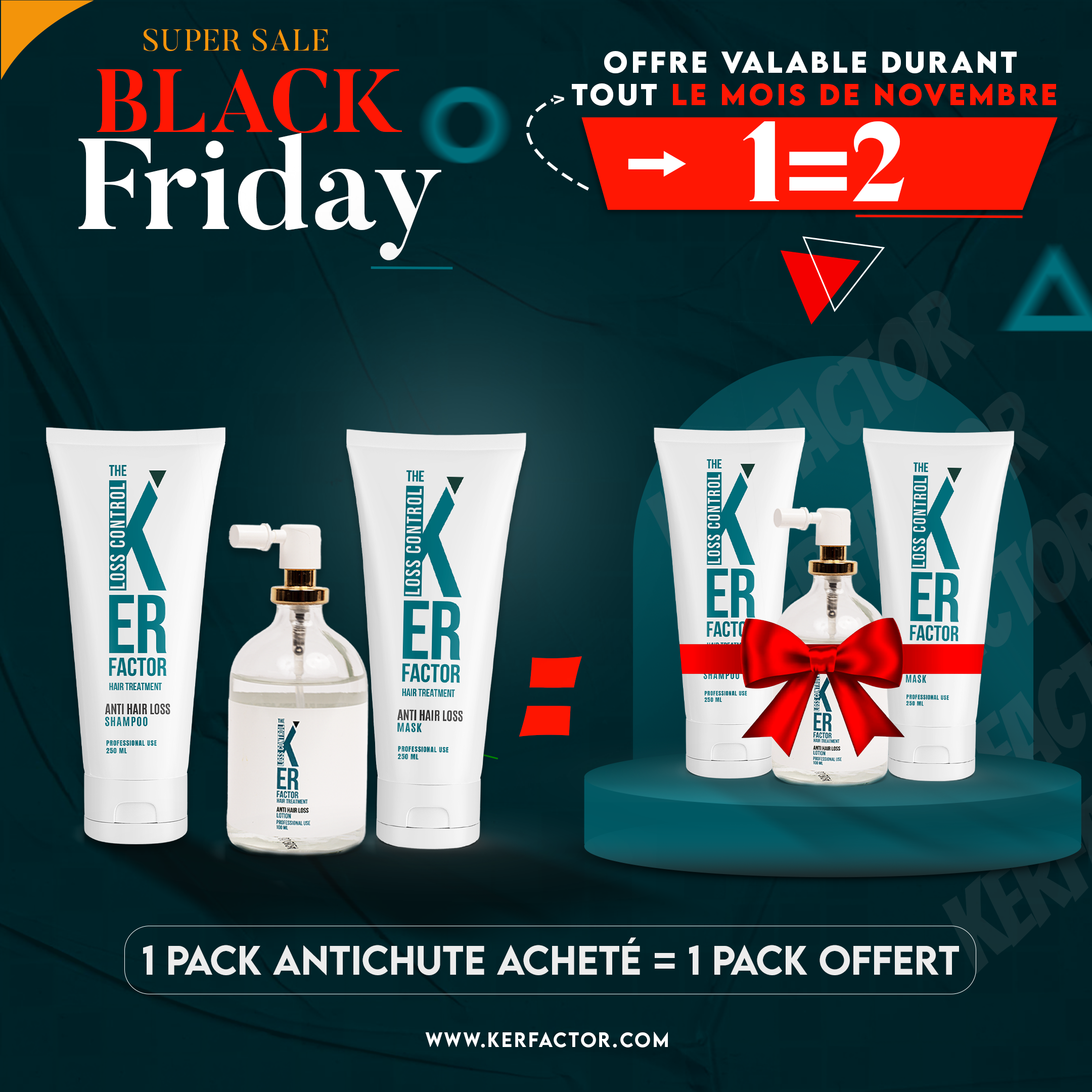 Black Friday ! 1 Pack acheté = 1 Pack Offert